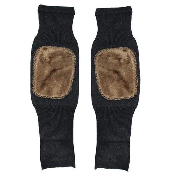 (1pair) Knee Warmer Woolen Knee Cap For Men And Women