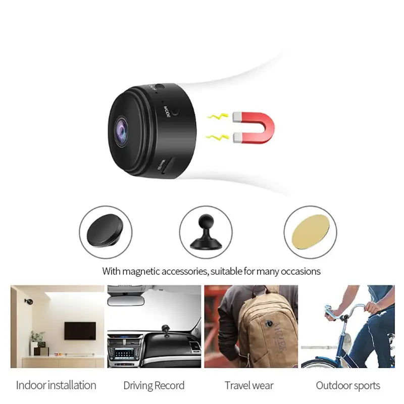 A9 Mini Wifi Camera 1080p HD Magnetic